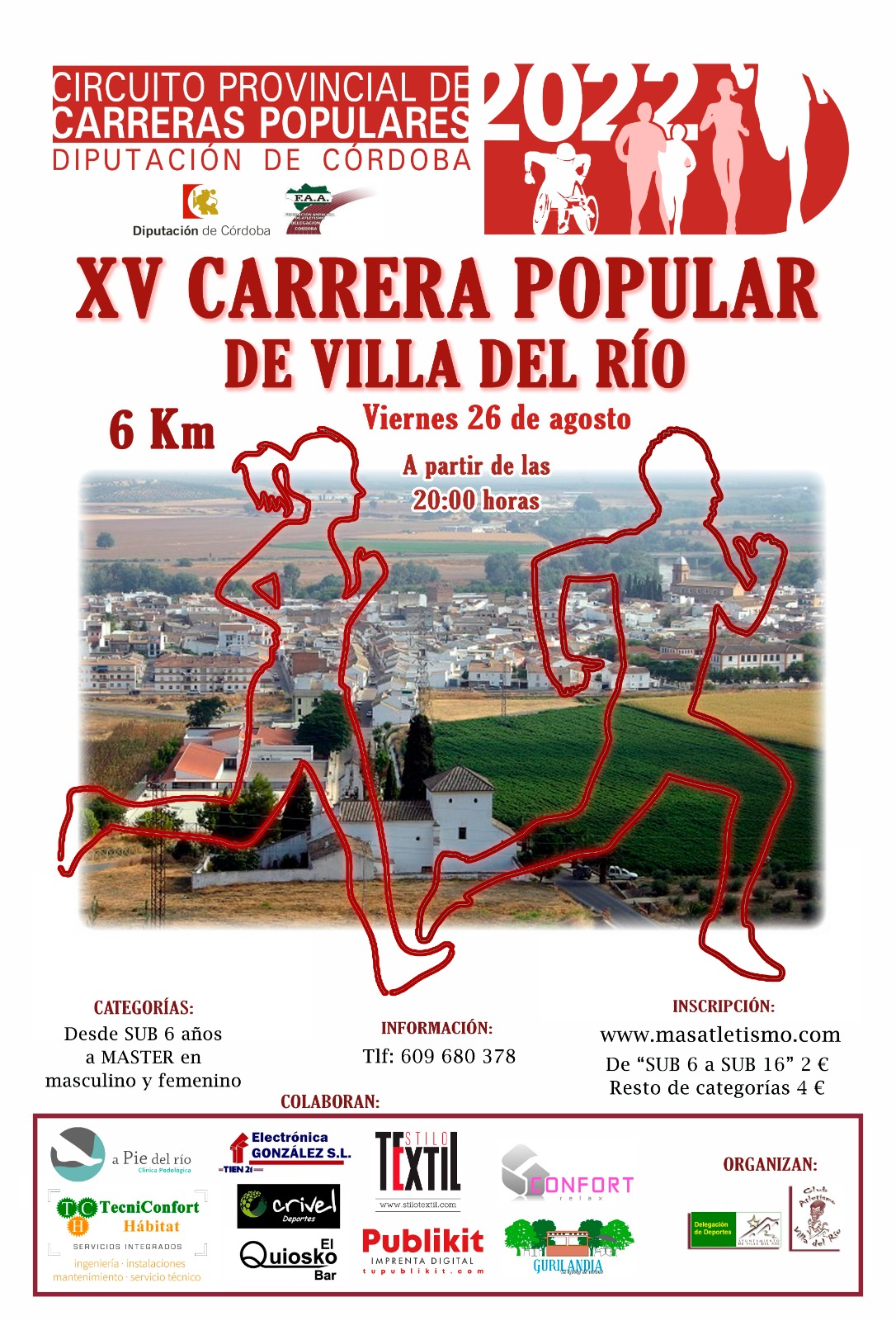 XV CARRERA POPULAR DE VILLA DEL RIO BASES