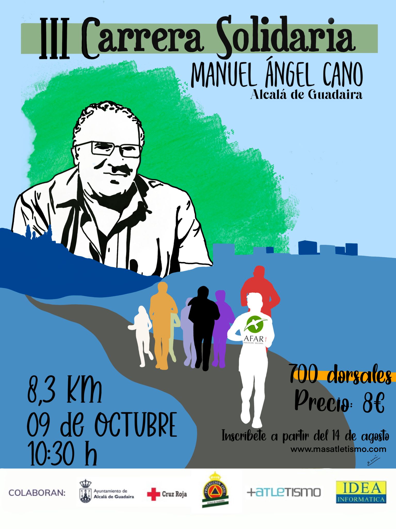 III CARRERA SOLIDARIA MANUEL ÁNGEL CANO, DORSAL 0