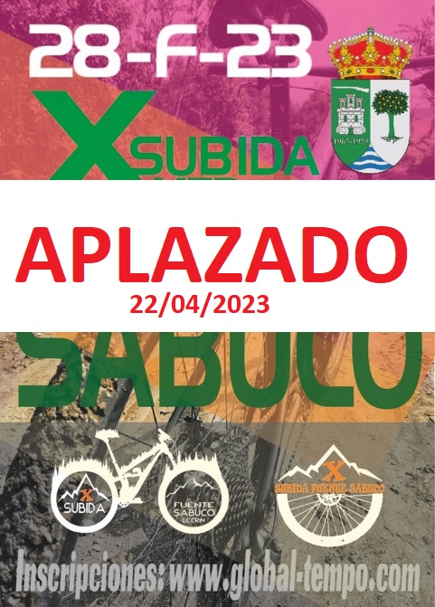 X SUBIDA FUENTE DEL SABUCO 2023