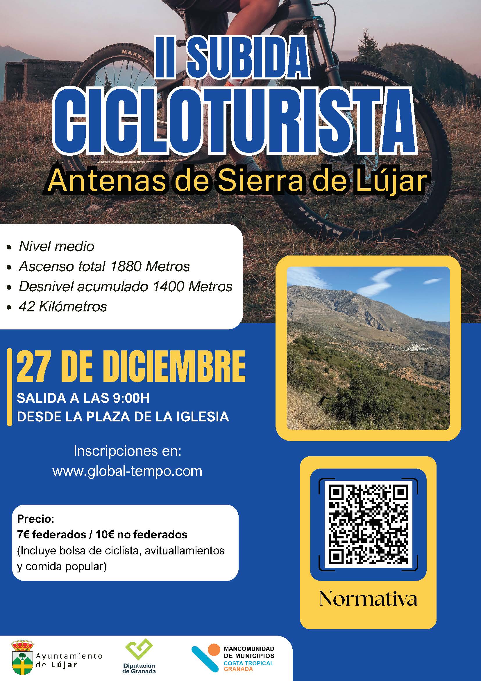 II SUBIDA CICLOTURISTA - ANTENAS DE SIERRA DE LÚJAR